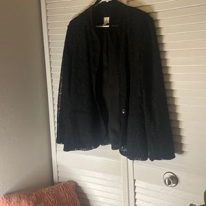 Semi sheet lace blazer LC Lauren Conrad size 16